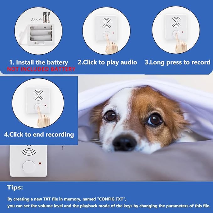 XLW 16 Minutes Voice Recorder for Stuffed Animals, Voice Box for Recordable - Image 7