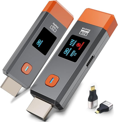 Wireless HDMI Transmitter and Receiver 328ft/100m Extender 4K Decode Input by Unknown