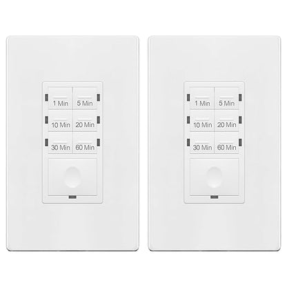 ENERLITES 1-Hour Light Switch Timer, Countdown Wall Timer by Enerlites
