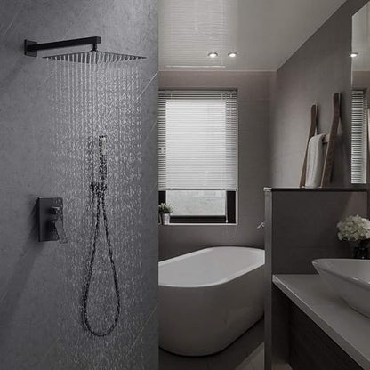 Iriber Matte Black Shower Set - Image 2