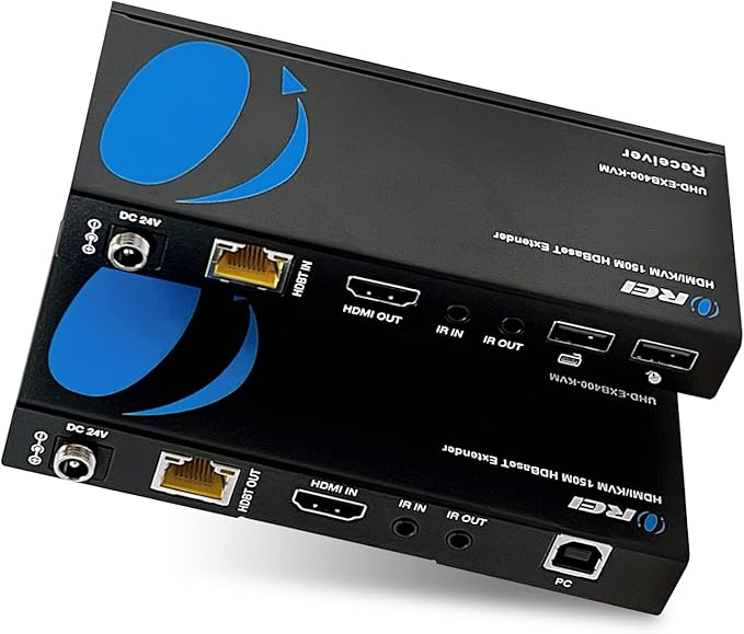 OREI 4K@60Hz KVM HDMI Extender Over Ethernet PoC Single HDBaseT by OREI