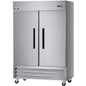 Arctic Air AR49 54" Two Section Two Solid Doors Reach-in Commercial Refrigerator by ArcticAir