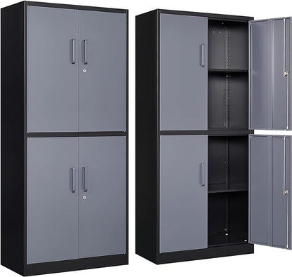 Yizosh Metal Storage Locking Cabinet by Yizosh