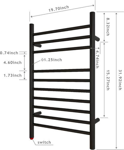 HEATGENE Towel Warmer, Compact Electric Towel Warmer - Image 5