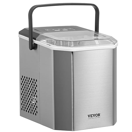 VEVOR Countertop Ice Maker, 9 Cubes Ready in 6 Mins, 26lbs in 24Hrs, - Image 9