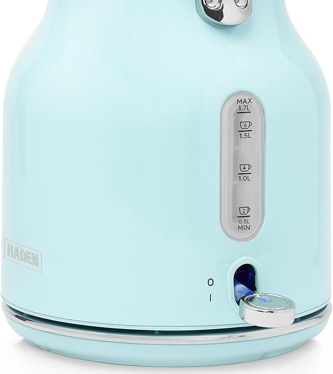 Haden Heritage 1.7 Liter Stainless Steel Electric Kettle, Hot Water Kettle - Image 8