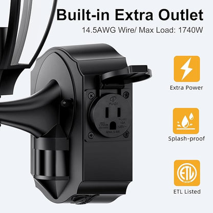 2 Pack Porch Lights Outdoor - Image 2