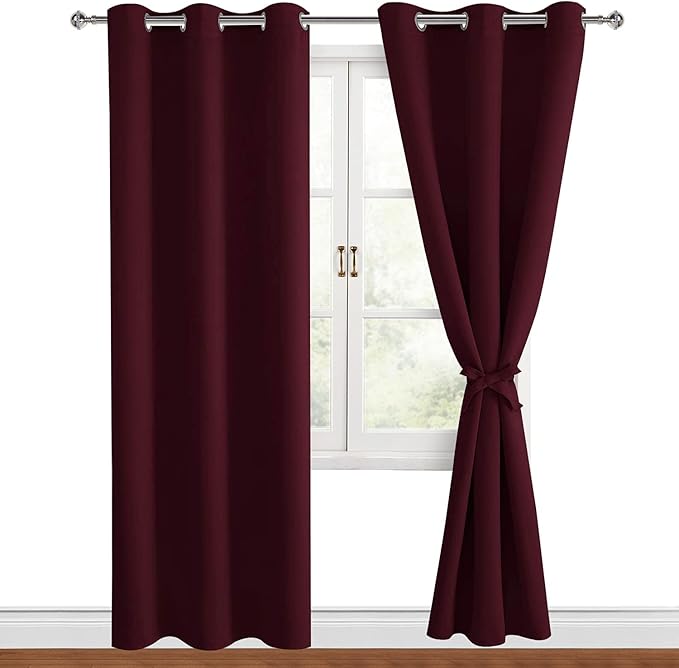 Hiasan Blackout Curtains for Bedroom, 42 x 84 Inches Long - Image 2