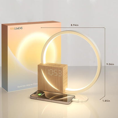 Vivilumens Sunrise Alarm Clock for Heavy Sleepers Adults, Wake-up Light - Image 9