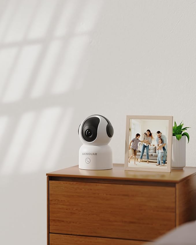 4K 8MP WiFi Camera, 360°Pan/Tilt Indoor Camera, 2-Way Talk, One-Touch Calling - Image 9
