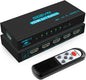 HDMI Switch SGEYR 5x1 HDMI Switcher 5 in 1 Out HDMI Selector 5 Port Box by SGEYR