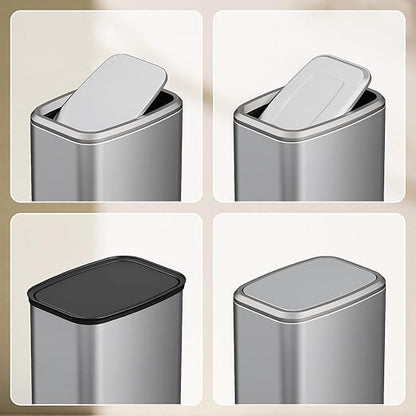 8L/2.1 Gal Small Bathroom Trash Can - Image 7