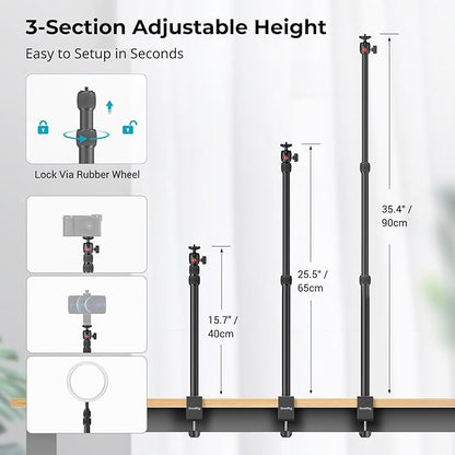SMALLRIG Camera Desk Mount C Stand, Tabletop C Clamp - Image 3