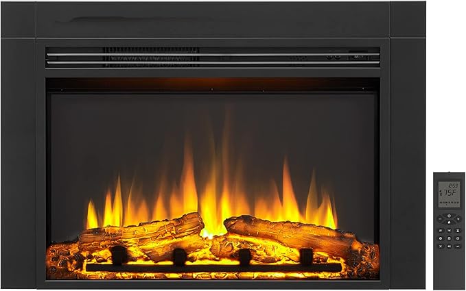 LegendFlame Jaden 32" W x 22" H Electric Fireplace Insert by LegendFlame