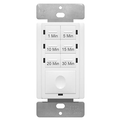 ENERLITES 30-Minute No Neutral Countdown Timer Switch, 1-5-10-15-20-30 Min by Enerlites