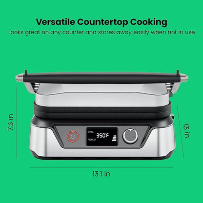 Chefman 5-in-1 Digital Panini Press Grill Sandwich Maker and Griddle Grill Combo - Image 7