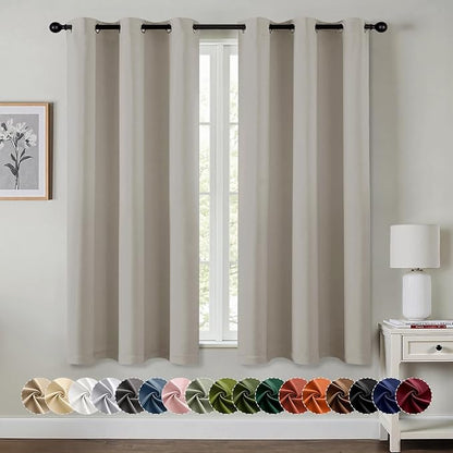 MIULEE Natural Blackout Curtains by MIULEE