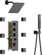 KATAIS Matte Black Tempreature Display Shower System by KATAIS