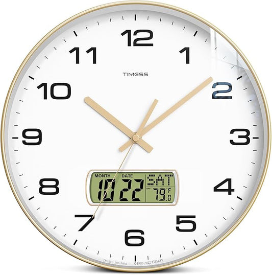 TIMESS Wall Clock, Ideal Modern Home, Office Decor by TIMESS
