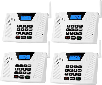 SANZUCO Intercoms Wireless for Home Upgraded, Hands Free Intercom 5300ft by SANZUCO