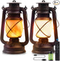 Lantern LED Battery Powered Camping Lamp Outdoor Hanging Rechargeable Lantern by Marlrin
