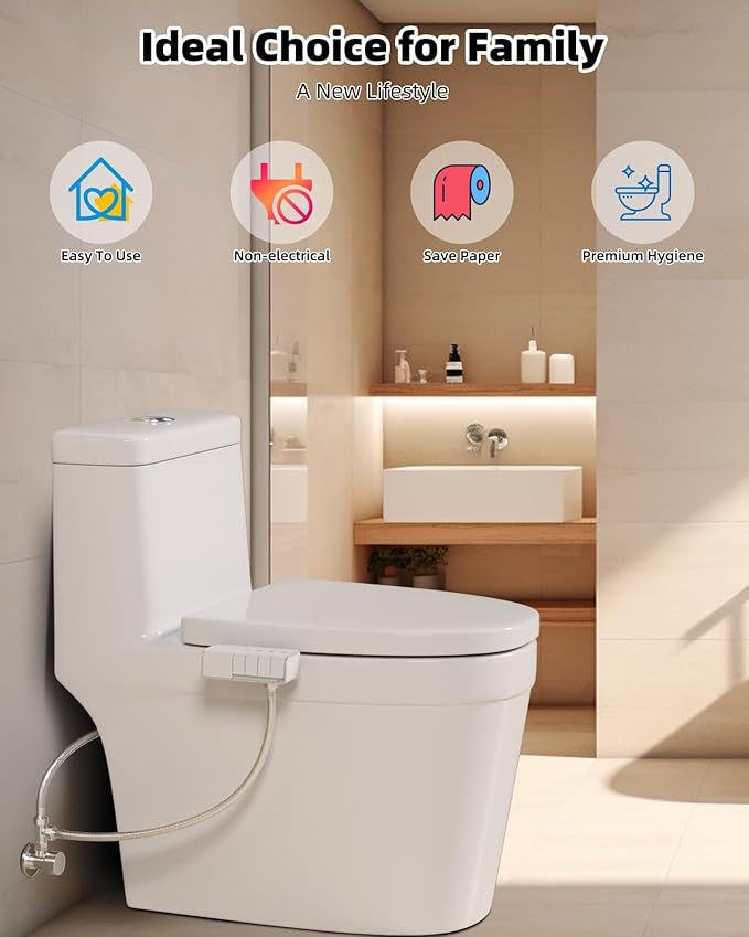 Hibbent 2 Pack Bidet Attachment - Image 2