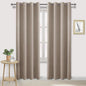 DWCN Black Out Curtains 84 Inch Long 2 Panels, Thermal Light Blocking Room by DWCN