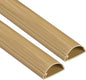 D-Line Half Round Cord Hider, Patented Cable Cover, Hide TV Wall Mount Wires by D-LineUSAinc