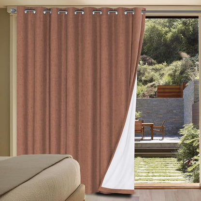 H.VERSAILTEX Linen Blackout Curtains Durable Thick Textured Linen Look 100% by HVERSAILTEX
