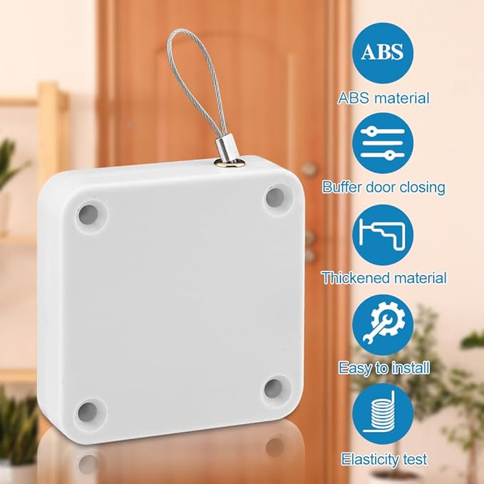homfanseec Punch-Frees Automatic Sensor Door Closer, Sliding Screen Auto Door - Image 2