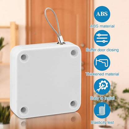 homfanseec Punch-Frees Automatic Sensor Door Closer, Sliding Screen Auto Door - Image 2