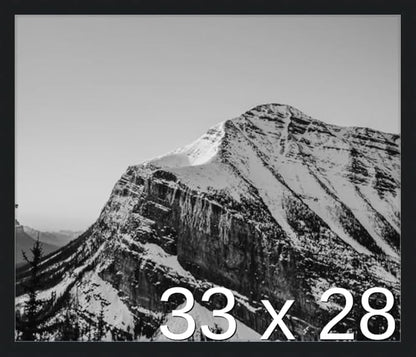 Frame It Easy 33 x 28 Black Wood Frame by FrameItEasy