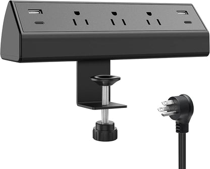 Jgstkcity Desk Clamp Power Strip, 40W Total Fast Charging Station, 2 PD 20W USB by Jgstkcity