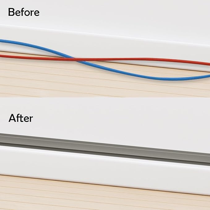 Rubber Bond TV Cord Hider Cable Protector - Image 5