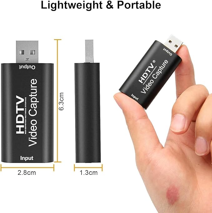 Gebildet 4K Video Capture Card, HDMI to USB Capture Card 1080P - Image 4