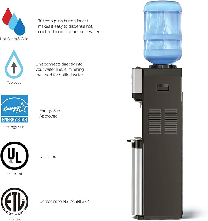 Brio Limited Edition Top Loading Water Cooler Dispenser - Image 3