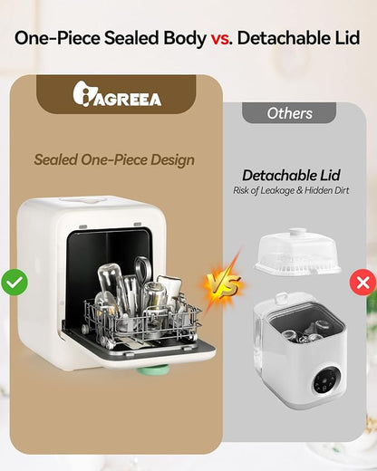 IAGREEA Baby Bottle Washer, Sterilizer and Dryer, All-in-One Pro Cleaning - Image 5