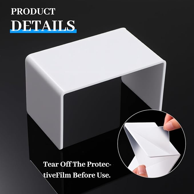 Chuangdi 2 Sets Acrylic Display Risers, Product Stand, Jewelry Display Riser - Image 3