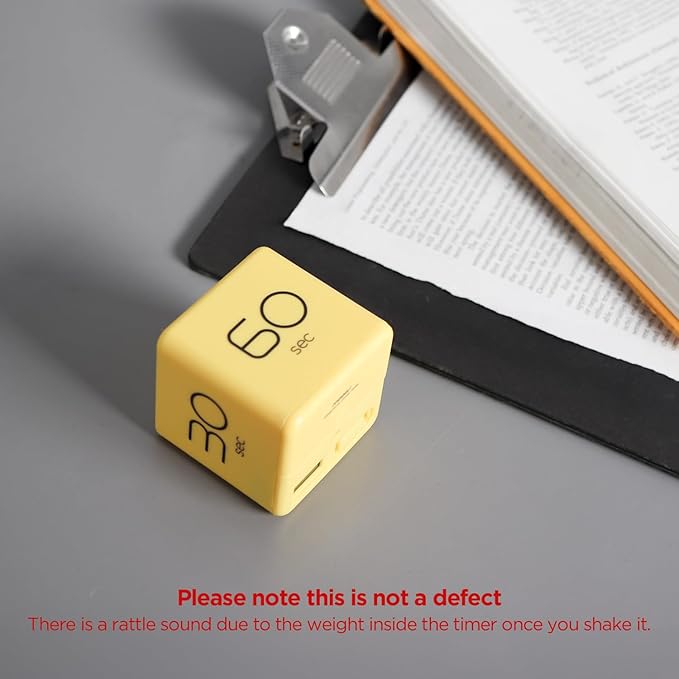 mooas Cube Timer, Timers Cube Flip Block Timers Productivity Gravity Sensor - Image 2