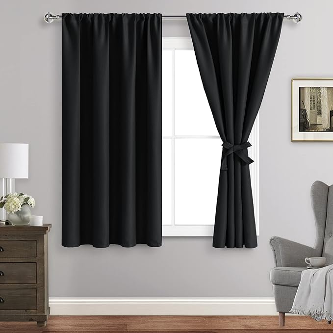 JIUZHEN Blackout Curtains for Bedroom by JIUZHEN