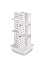 SSWBasics Durable White Slatwall Tower by SSWBasics