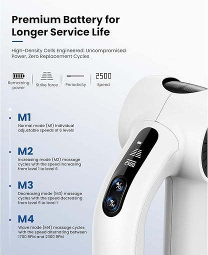 BOB AND BRAD D6 Pro Plus Massage Gun - Image 9
