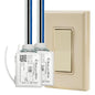 RunLessWire 2 Fixture Battery-Free DIY Kinetic Wireless Light Switch Kit 150ft by RunLessWire