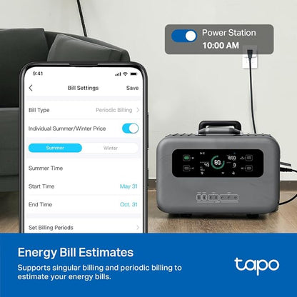 TP-Link  Smart Plug Wi-Fi Mini, Energy Monitoring, Compatible - Image 3
