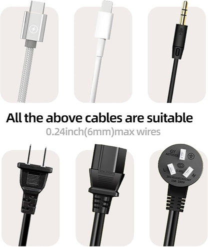 ITUGOU 11PCS Cable Management Cord Holder Organizer, Magnetic Cable Clips - Image 9