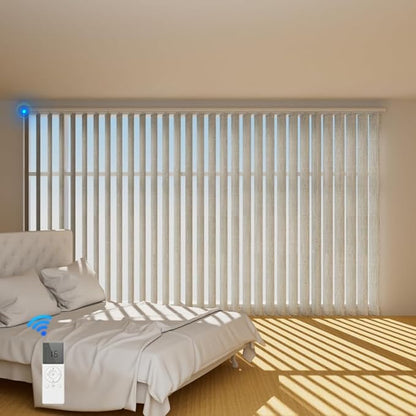 Blindify Motorized Vertical Blinds, Cozy Beige by BlindifyOffical