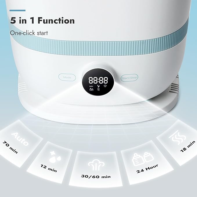Papablic Bottle Sterilizer and Dryer Pro Max, 13 Bottles Extra-Large Capacity - Image 6