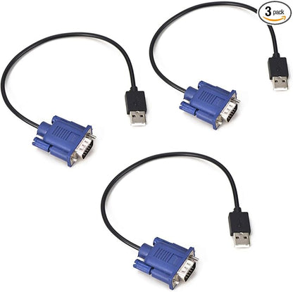 EVanlak USB-VGA Dummy Plug Headless Ghost Functionally Stable Dummy Plug by EVanlak