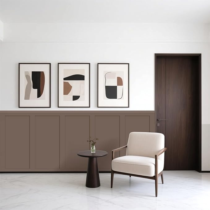 Art3d Premade Board and Batten Paintable Wainscoting Kit, MDF Accent Wall Panel - Image 2