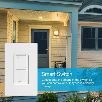 Lutron Caseta Original Smart Light Switch, - Image 3
